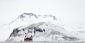 Distant Iceland Church